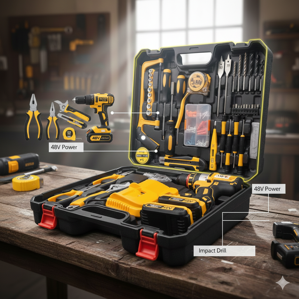 TALADRO JBN21-06 2 BATERÍAS 48V ( 5 UND X CAJA)